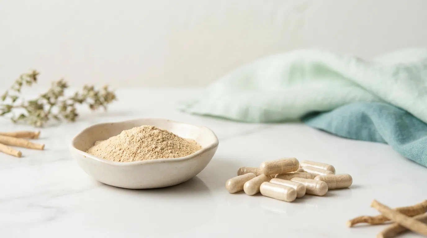 Ashwagandha - ekstrakt w proszku i kapsułki