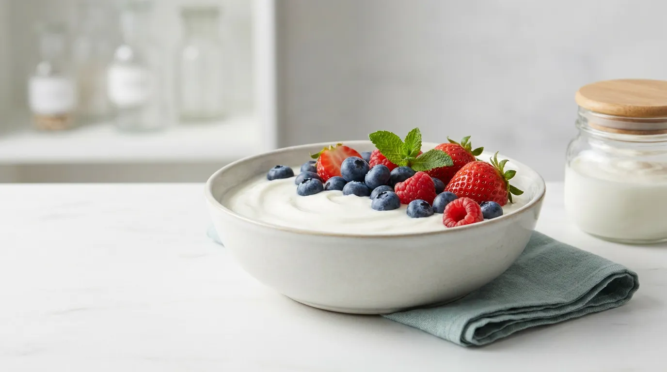 Naturalny jogurt jako wsparcie mikrobioty